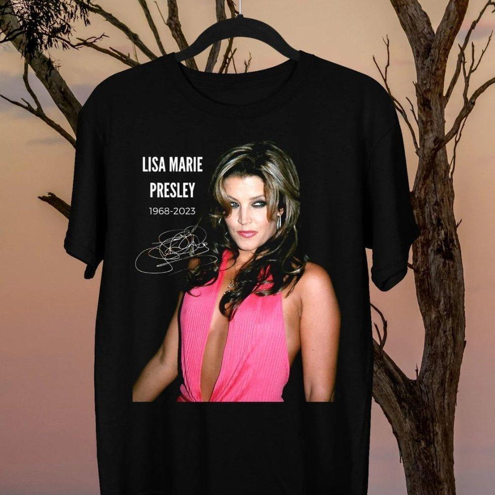 Rip Lisa Marie Presley Sadly We Lost Memories Rest In Peace Lisa Mari Shirt Tee
